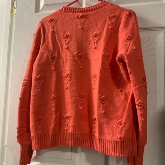 LOFT Crew Neck Bubble Sweater | Large - Picture 6 of 6